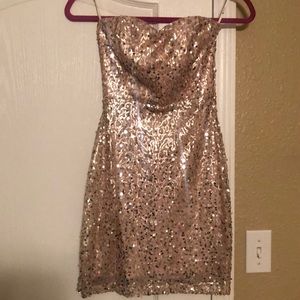 Forever 21 pink sequin dress